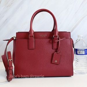 New Kate Spade Cameron Medium Leather Satchel